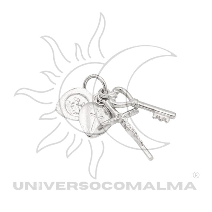 Agnus Dei Prateado - 3Cm