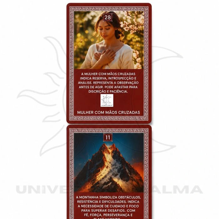 Baralho Especial Vovó – 36 Cartas Explicativas de Sabedoria Espiritual