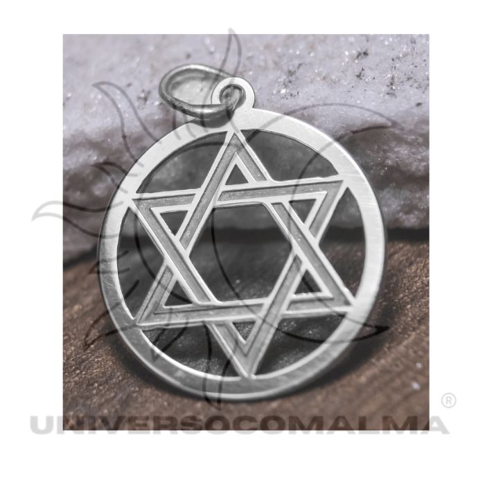 Hexagrama 3cm - Símbolo de Proteção e Equilíbrio Espiritual