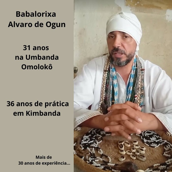 Consulta de Búzios com Babalorixá Alvaro de Ogum