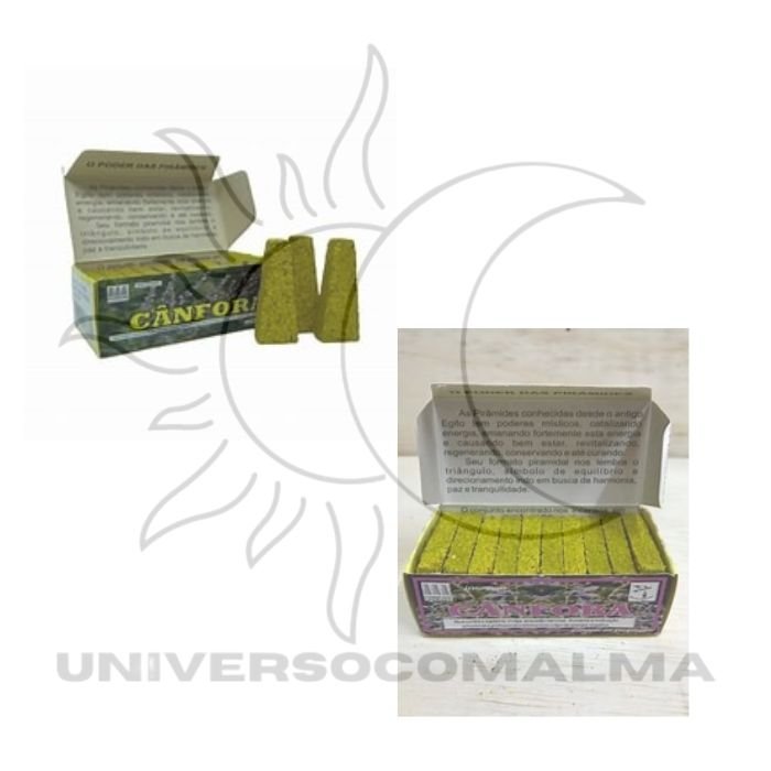 Defumador Pirâmide de Cânfora