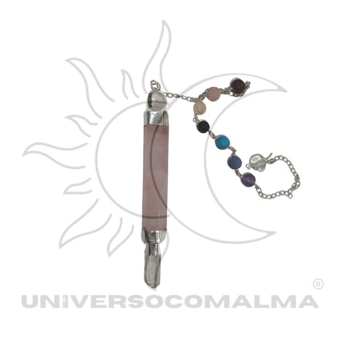 Gerador de Pêndulo de Quartzo Rosa/Chakras - Universo com Alma ®