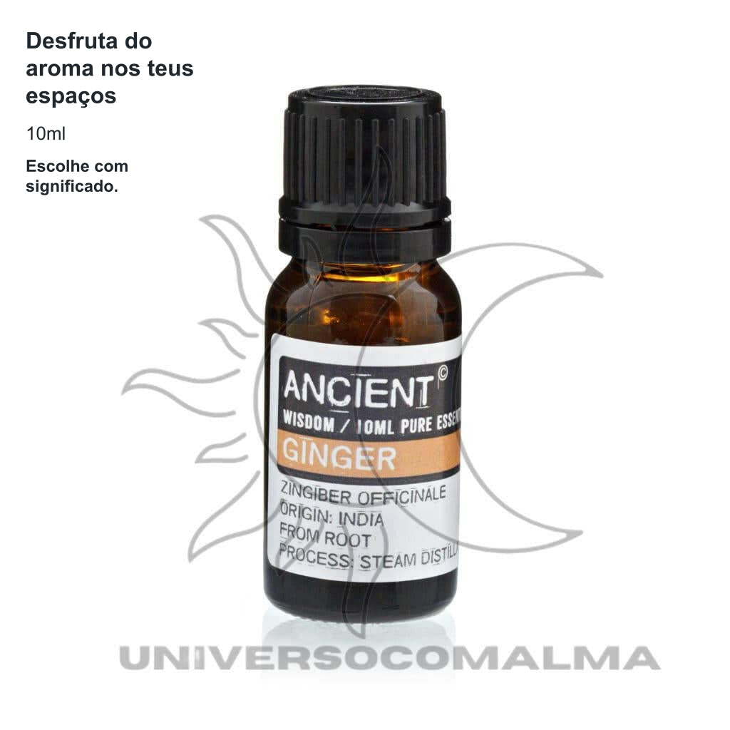 Óleo Essencial de Gengibre 10ml - Energia e Vitalidade — benefícios, utilização e características