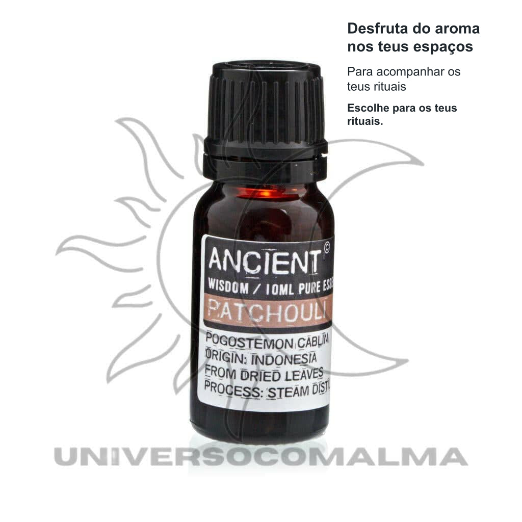 Óleo Essencial de Patchouli 10ml - Equilíbrio e Renovação — benefícios, utilização e características