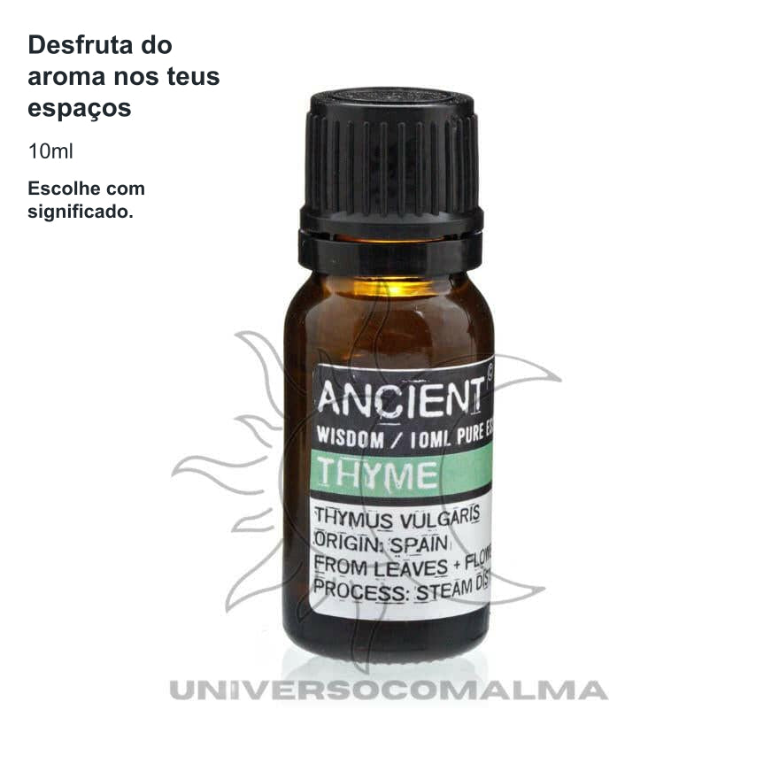 Óleo Essencial de Tomilho (Branco) 10ml - Saúde e Vitalidade — benefícios, utilização e características