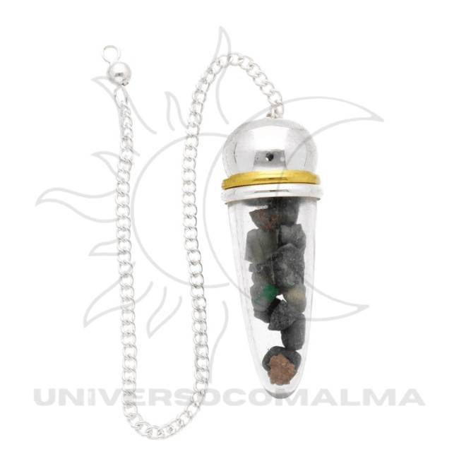 Pêndulo Esmeralda c/ Resina | Intuição & Clareza - Universo com Alma ®