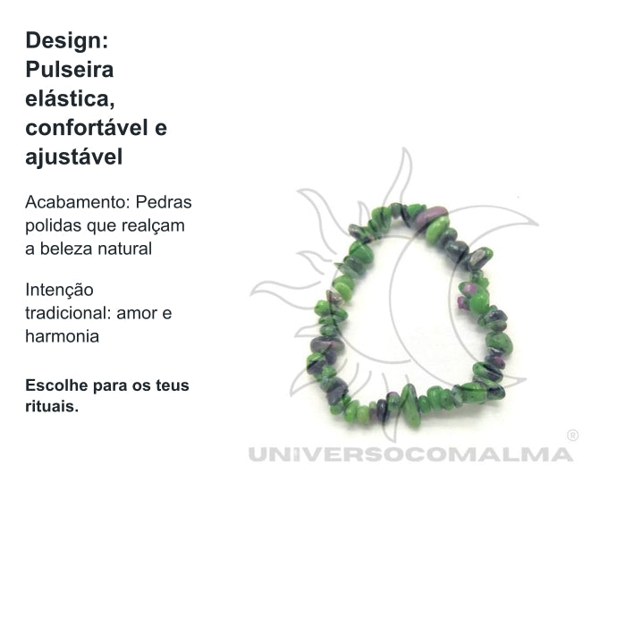 Pulseira Zoizite - Chip — benefícios, utilização e características