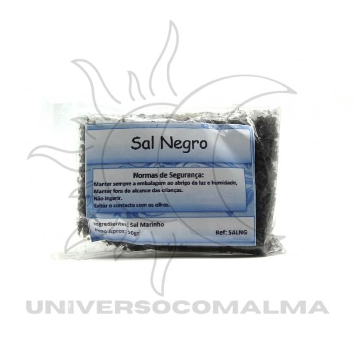 Sal Negro 50g – Proteção e Banimento Energético