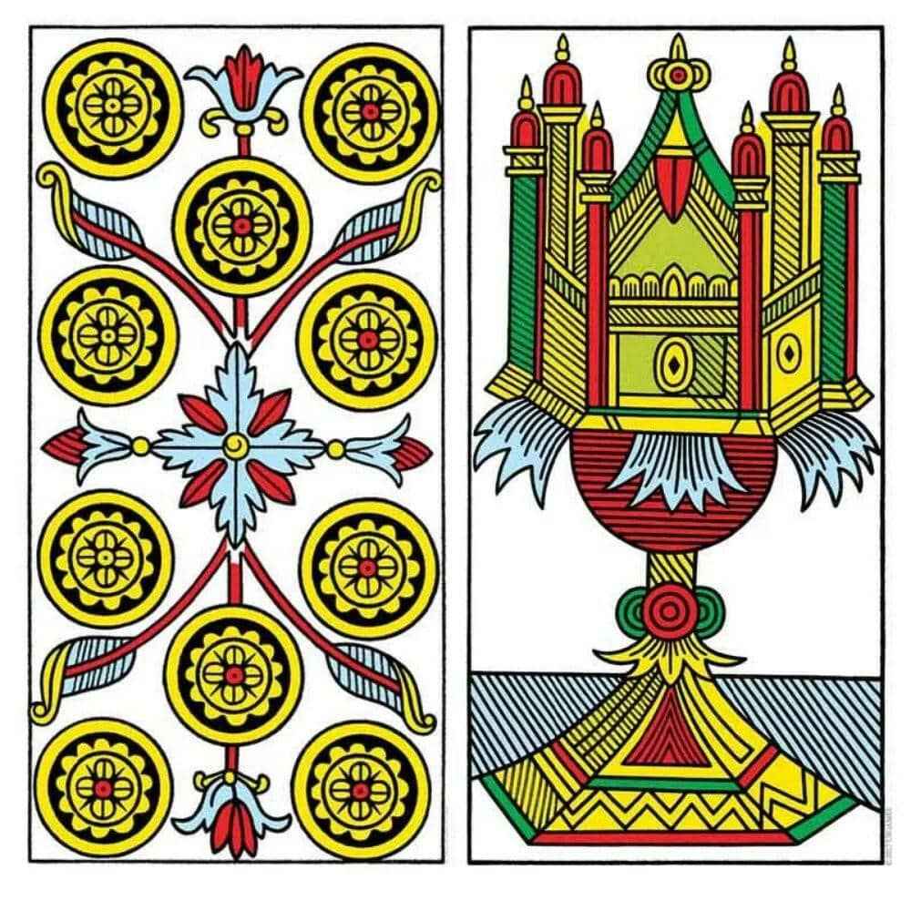 Tarot de Marselha – 79 Cartas com Manual