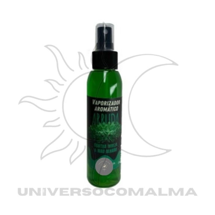 Frasco verde de spray ritual