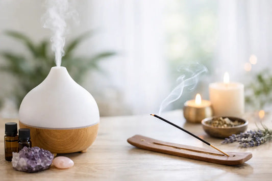 Difusor ou incenso para relaxar: o que escolher
