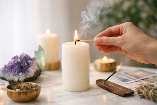Como acender vela ritual corretamente