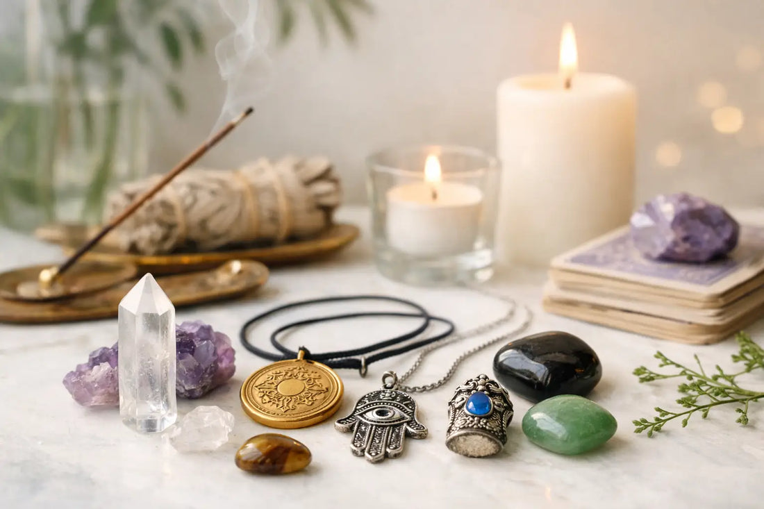 Guia de amuletos e talismãs de proteção