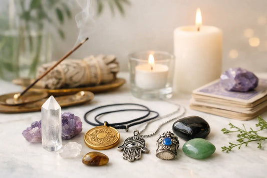 Guia de amuletos e talismãs de proteção