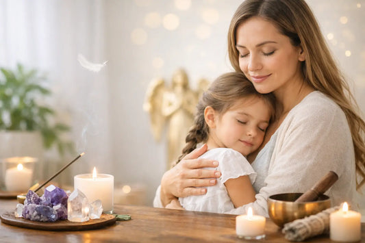 Proteção espiritual infantil com equilíbrio