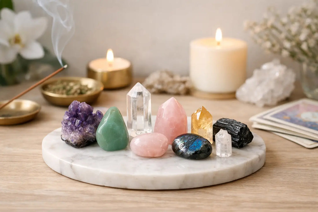 8 melhores cristais para altar pessoal