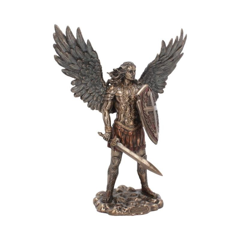 São Miguel Arcanjo: Proteção e Guia Espiritual em uma Estátua Imponente de 35.5cm
