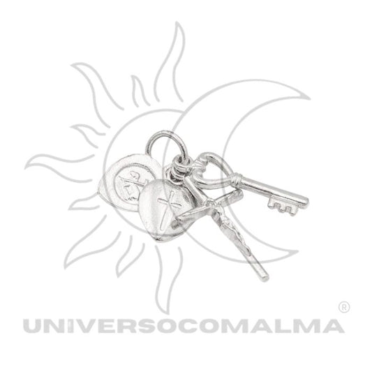 Agnus Dei Prateado - 3Cm