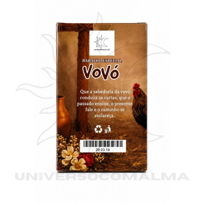 Baralho Especial Vovó – 36 Cartas Explicativas de Sabedoria Espiritual