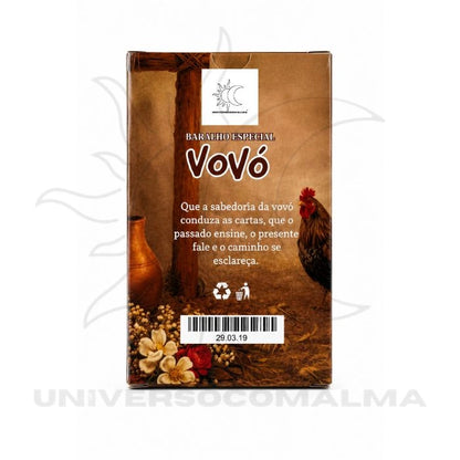 Baralho Especial Vovó – 36 Cartas Explicativas de Sabedoria Espiritual