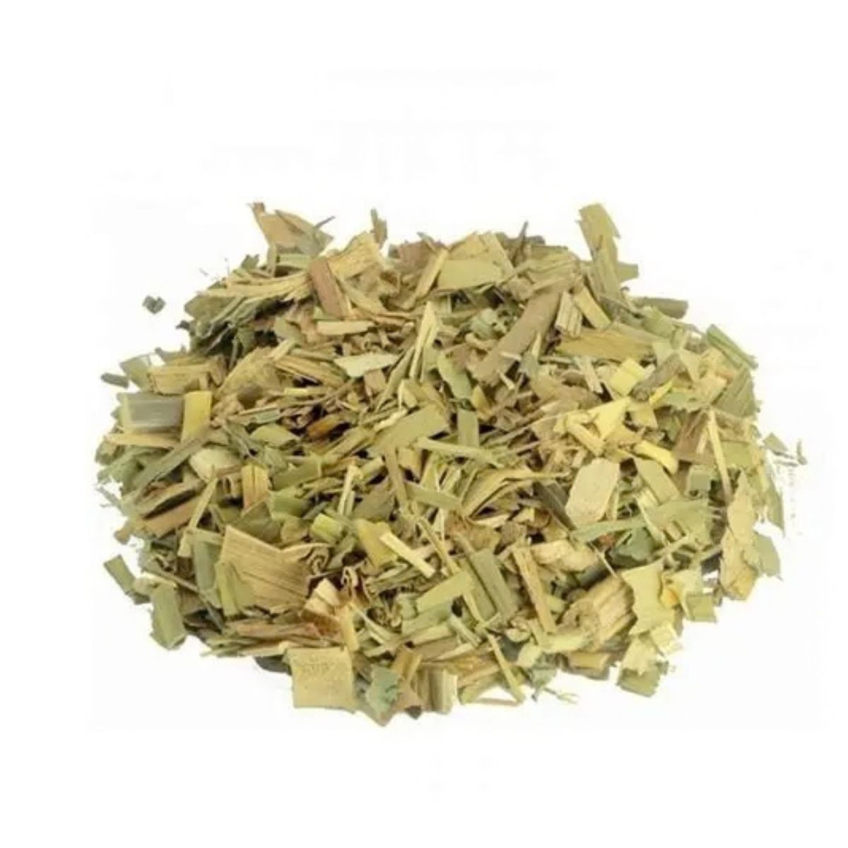 Cana-do-brejo seca em pequenos pedaços