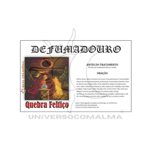Defumador Ervas Quebra Feitiço
