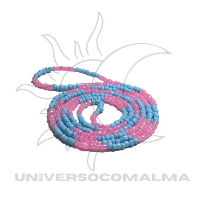 Guia de Missangão Azul e Rosa | Doçura, Pureza e Alegria Espiritual – Linha dos Erês