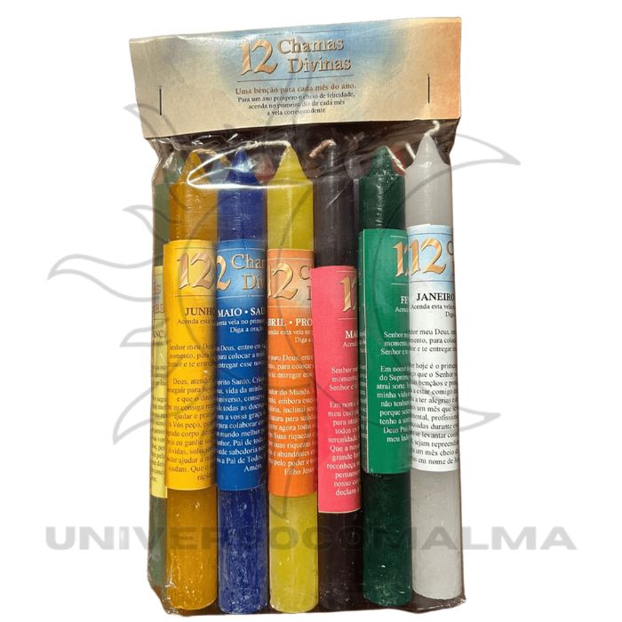 Velas 12 Chamas Divinas