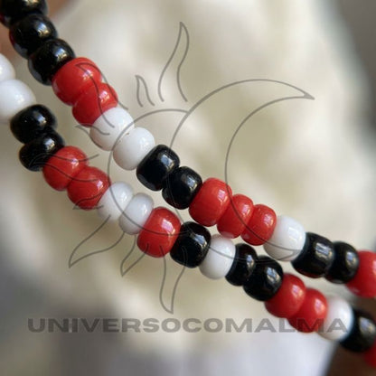 Guia de Omulu com Firma – Missanga de Vidro | Proteção e Força