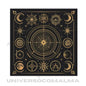 Toalha de Mesa de Tarot – Fases da Lua | 50x50cm - Modelo 4