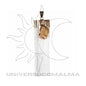 Pendente de Selenite e Citrino | Purificação, Luz e Prosperidade