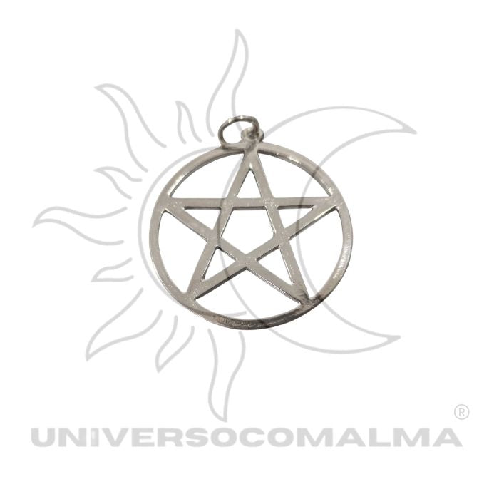 Pentagrama Prateado - 4cm