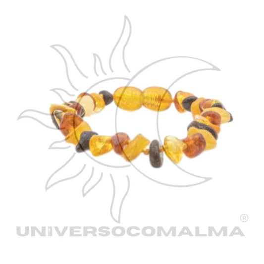 Pulseira de Âmbar para Bebé - Proteção Natural