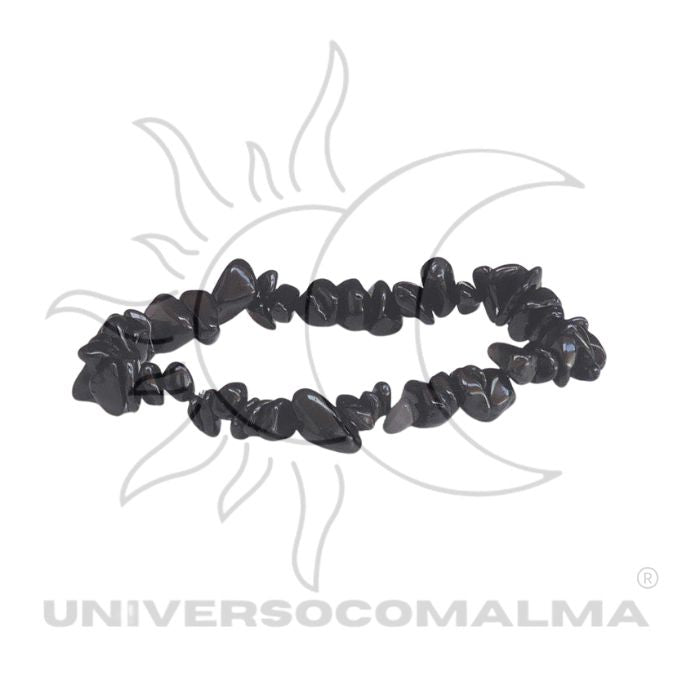 Pulseira Calcedonia Negra - Chip