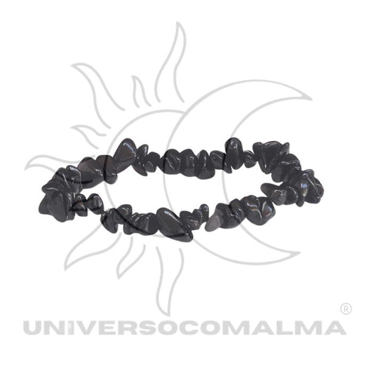 Pulseira Calcedonia Negra - Chip
