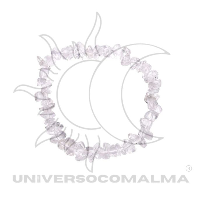Pulseira Quartzo Cristal Transparente - Chip