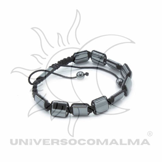Pulseira de Hematita - Cubióides Redondos