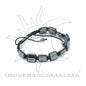 Pulseira de Hematita - Cubióides Redondos