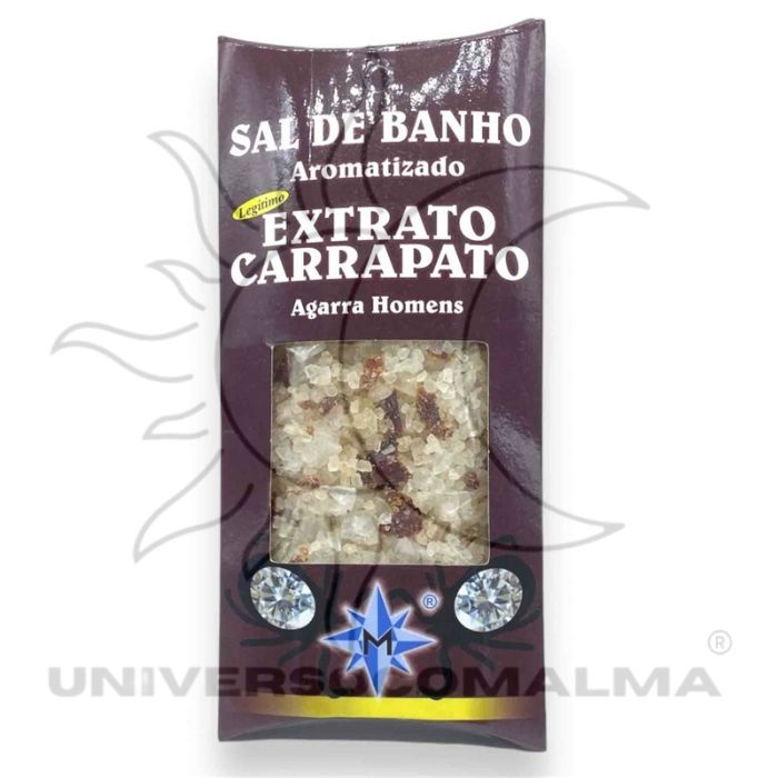Sal de Banho com Extrato de Carrapato – Agarra Homens – 100g