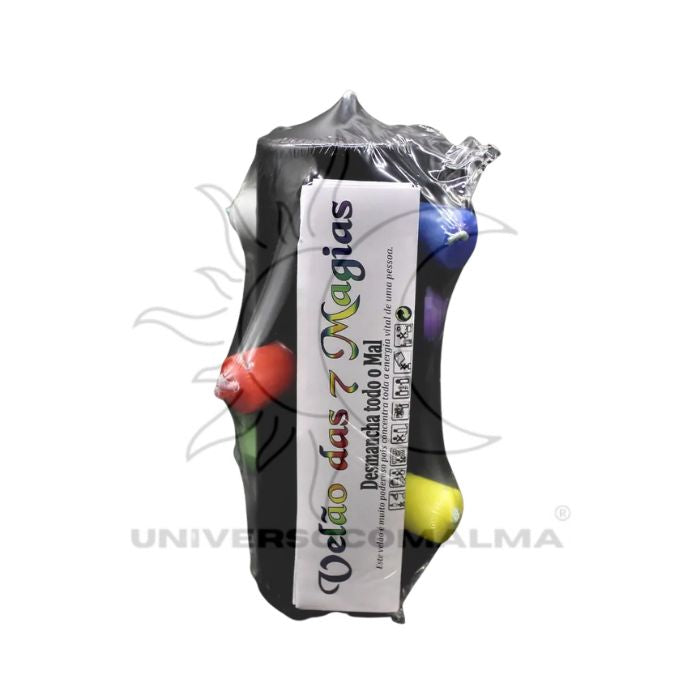 Velão 7 Magias Preto (embalagem) – proteção, limpeza energética e descarrego – Universo com Alma®