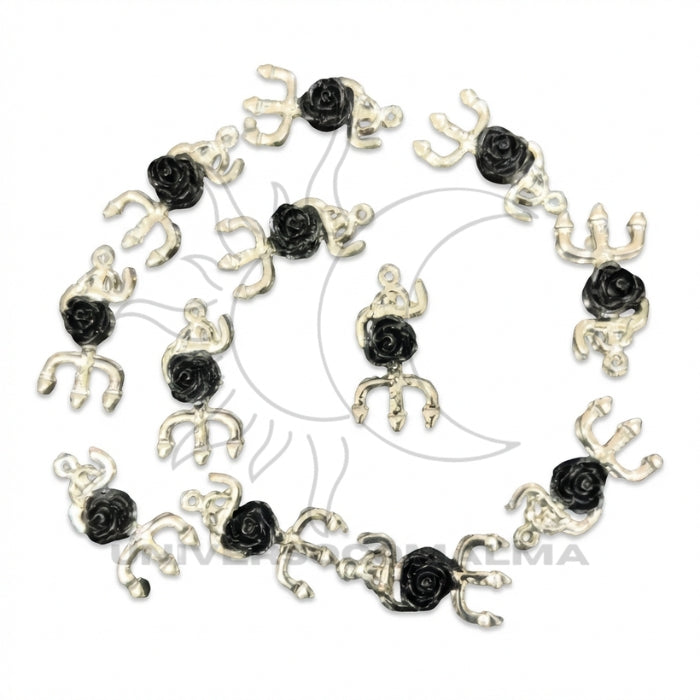 Pingente Pomba Gira – Rosa Negra