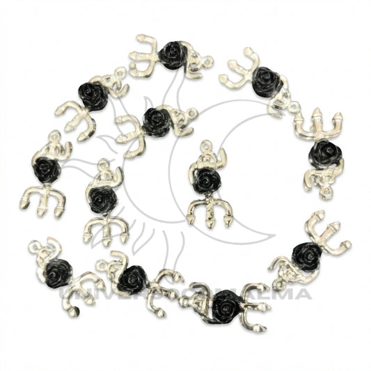 Pingente Pomba Gira – Rosa Negra