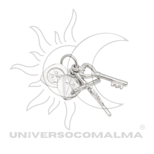 Agnus Dei Prateado - 3Cm