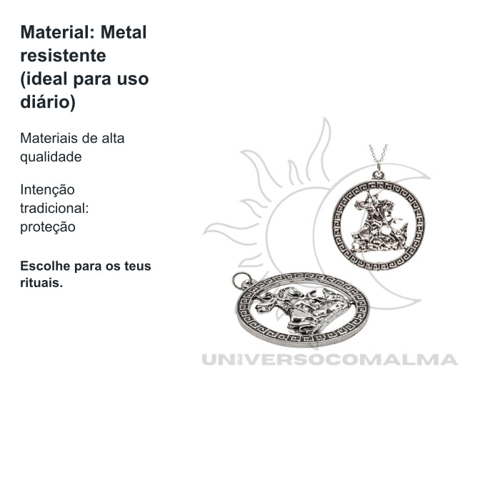 Amuleto Pendente São Jorge - 45mm — benefícios, utilização e características