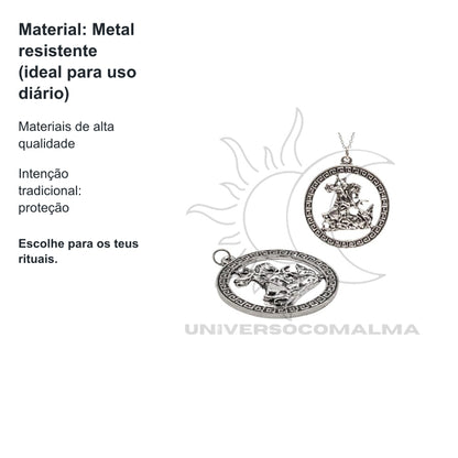 Amuleto Pendente São Jorge - 45mm — benefícios, utilização e características