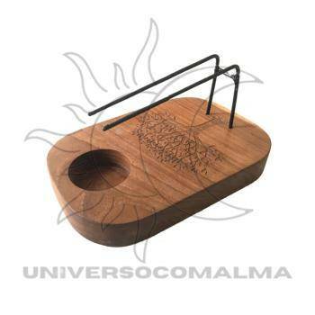 Aquecedor de Pau Santo e Tochas - Ritual e Aromaterapia - Universo com Alma ®