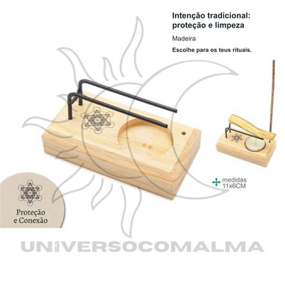 Aquecedor em Madeira para Pau Santo e Tochas — benefícios, utilização e características