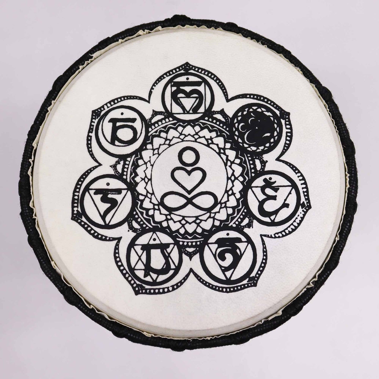 Tambor Djembe Artesanal 30cm - Feito à Mão | Universo com Alma