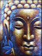 Quadro Buda Flor de Lótus Dourado | Arte Espiritual para Casa