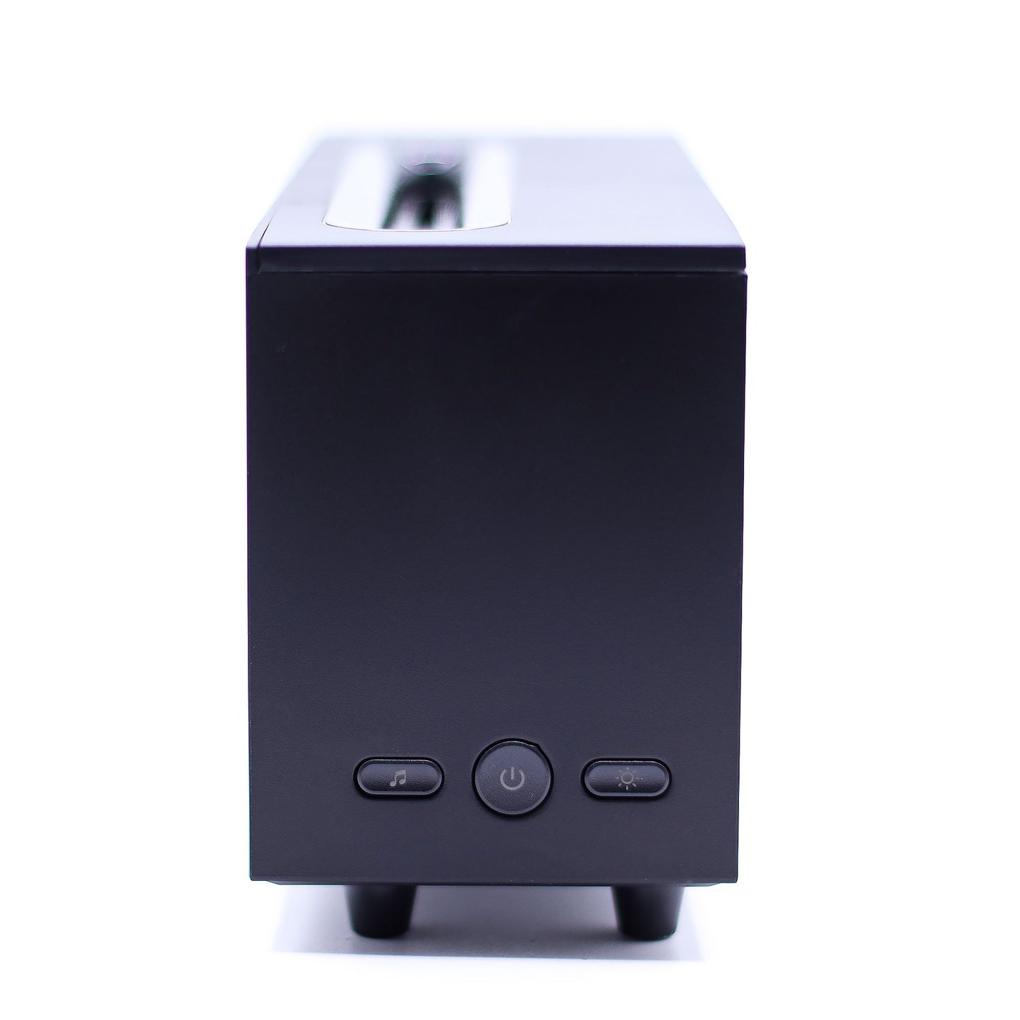 Difusor Aroma Efeito Chama USB Som Aves - Preto | Universo com Alma